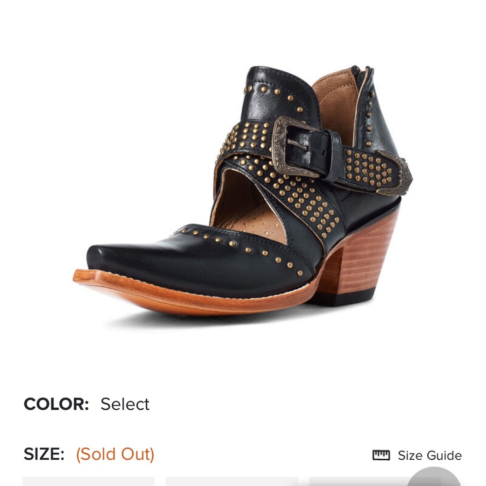 Ariat rock n roll booties black